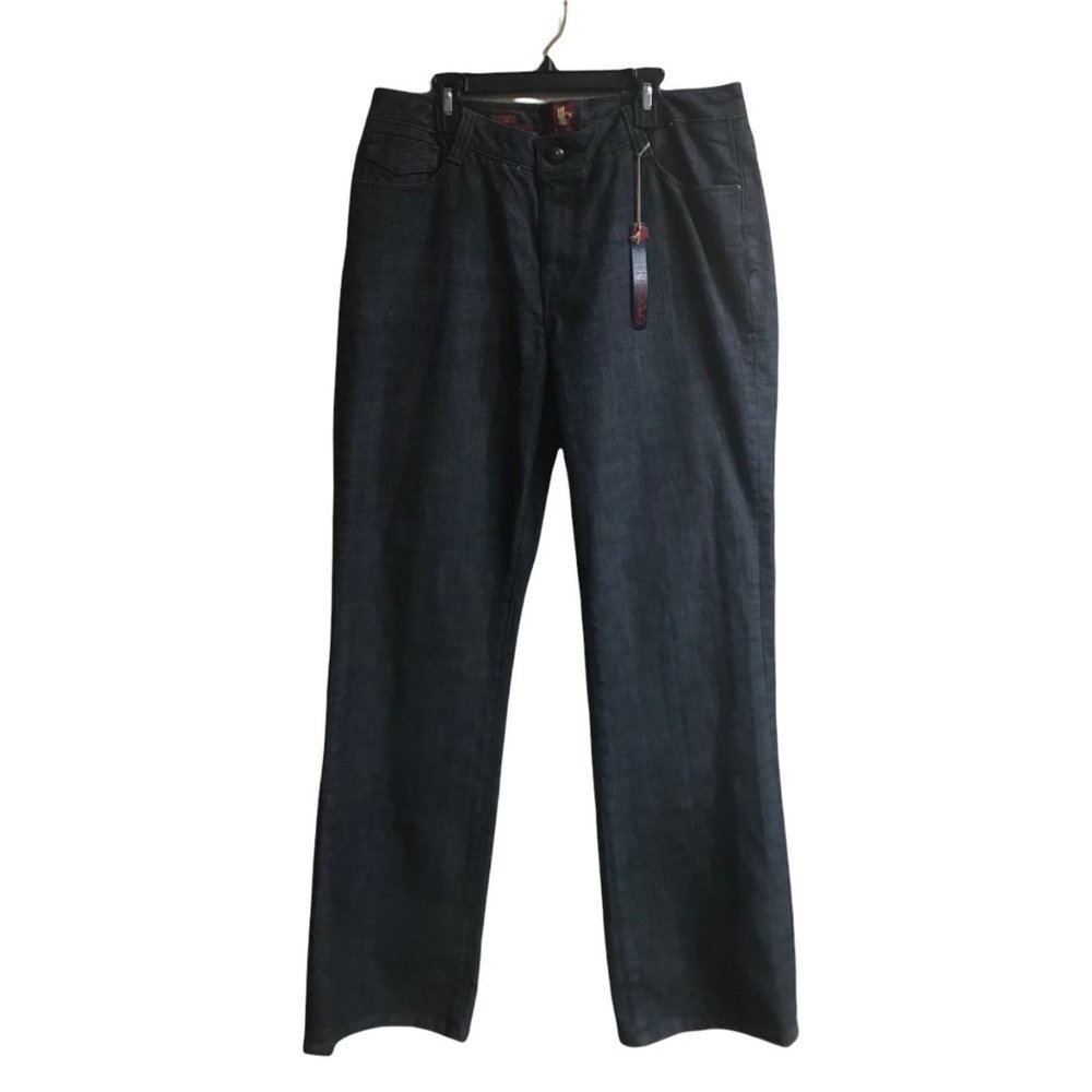 Sasson Bootcut Boogie Jeans Vintage Ooh La La Woman Sz 12  Lace‎ Flap Cotton